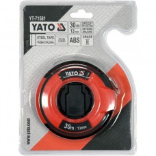 YATO Ruleta cu banda de otel 30m x 13mm..